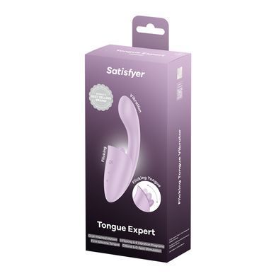 Вагинально-клиторальный вибратор Satisfyer Tongue Expert с язычком SX3851 фото
