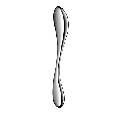 Металевий дилдо Satisfyer Star Force 3, двосторонній, можна нагрівати та охолоджувати, дуже важкий SX3258 фото