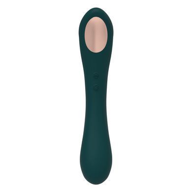 Вібратор та вакуумний кліторальний стимулятор 2-в-1 Alive Quiver Teal оновлена ​​модель SO6018 фото