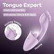 Вагинально-клиторальный вибратор Satisfyer Tongue Expert с язычком SX3851 фото 6