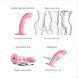 Насадка для страпона с двойной точечной пульсацией Strap-On-Me TAPPING DILDO WAVE &ndash; CORAL PINK, М SO9622 фото 3