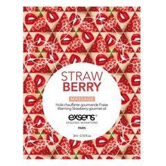 Розпродаж!!! Пробник масажної олії EXSENS Strawberry 3мл (термін 11.2023)