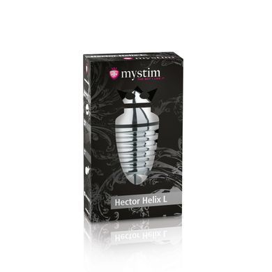 Металлическая анальная пробка Mystim Hector Helix L для электростимулятора, диаметр 5см SO2962 фото
