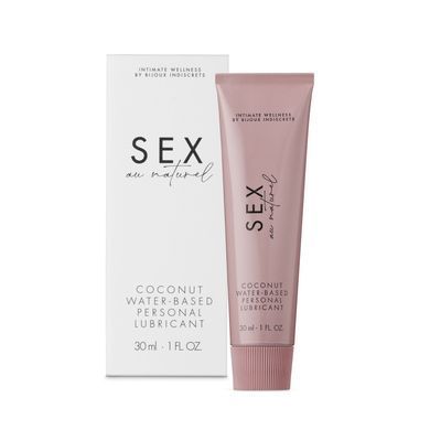 Лубрикант на водній основі Bijoux Indiscrets Sex au Naturel &ndash; Coconut SO5898 фото