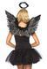(SALE) Крила чорного ангела Leg Avenue Angel Accessory Kit Black, крила, німб SO8594 фото 2