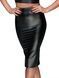 Юбка-карандаш со шнуровкой Noir Handmade F152 Powerwetlook pencil skirt, XL, с мокрым эффектом SX0032 фото 2