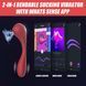 Вакуумный вагинально-клиторальный стимулятор Magic Motion Bobi Red, управление со смартфона SO5745 фото 7