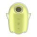 Вакуумний кліторальний стимулятор з вібрацією Satisfyer Glowing Ghost Yellow, світиться в темряві SX0543 фото 2