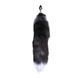 Металева анальна пробка Лисячий хвіст Alive Black And White Fox Tail S, діаметр 2,9 см SO6321 фото 2