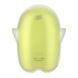 Вакуумний кліторальний стимулятор з вібрацією Satisfyer Glowing Ghost Yellow, світиться в темряві SX0543 фото 5