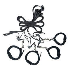 Розтяжка на ліжко Punishment - 5-Piece Bed Restraint Kit - Black SX2229 фото