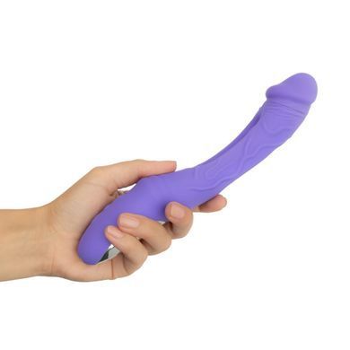 Вибратор точки G с вагинальным отростком Good Vibes Only &ndash; Flax Vibrating Dildo with G-Spot Stimulator SX3064 фото