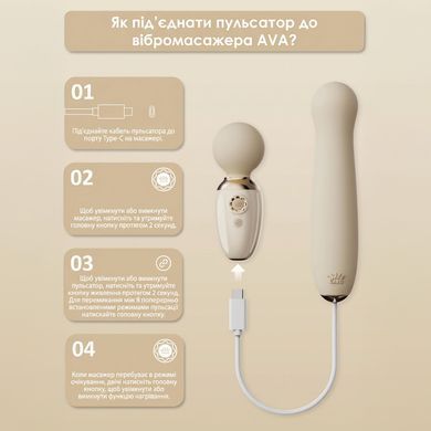 Пульсатор Zalo &ndash; AVA Attachment Sakura Pink для смарт-вибромассажера Zalo &ndash; AVA SX0710 фото
