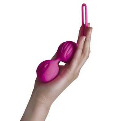 Вагинальные шарики Adrien Lastic Geisha Lastic Balls BIG Magenta (L), диаметр 4см, вес 90гр AD40321 фото
