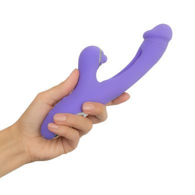 Вибратор-кролик с вагинальным отростком Good Vibes Only &ndash; Tess Rabbit Vibrator with G-Spot Stimulator SX3065 фото