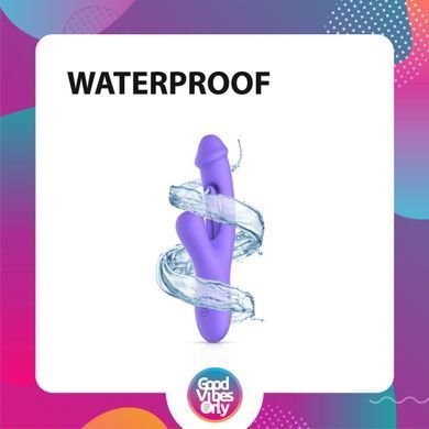 Вибратор-кролик с вагинальным отростком Good Vibes Only &ndash; Tess Rabbit Vibrator with G-Spot Stimulator SX3065 фото