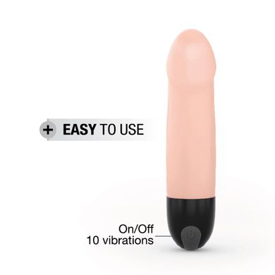 Вибратор Dorcel Real Vibration S Flesh 2.0, диам 3,7см, перезаряжаемый, для точки G SO7392 фото