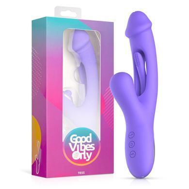 Вибратор-кролик с вагинальным отростком Good Vibes Only &ndash; Tess Rabbit Vibrator with G-Spot Stimulator SX3065 фото