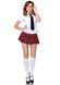 Еротичний костюм школярки Leg Avenue Private School Sweetie L, сорочка, спідниця, краватка, оправа SO9121 фото 2