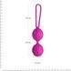 Вагинальные шарики Adrien Lastic Geisha Lastic Balls BIG Magenta (L), диаметр 4см, вес 90гр AD40321 фото 2