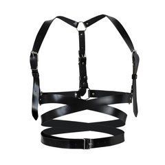 Кожаная портупея Art of Sex - Melani Leather harness, Черная XS-M SO8298 фото