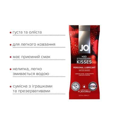 Набір лубрикантів Foil Display Box &ndash; JO H2O Lubricant &ndash; Strawberry &ndash; 12 &times; 10ml SO6161 фото