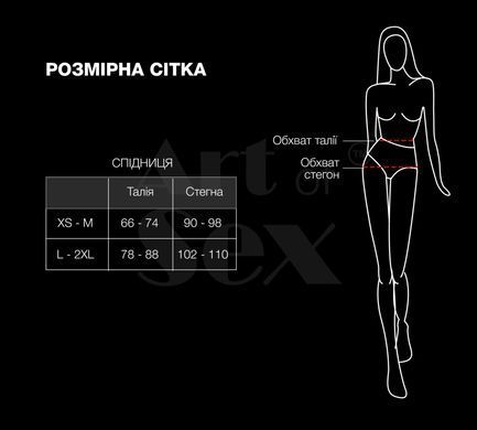 Сексуальная юбка Art of Sex - Lolita, цвет черный с эффектом мокрого бархата, XS-M SX3360 фото