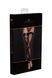 Чулки без мыска Noir Handmade F243 Tulle stockings with patterned flock embroidery, M SX0156 фото 6
