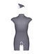 Эротический костюм стюардессы Obsessive Stewardess 3 pcs costume grey S/M (мятая упаковка!!!) SO7308-R фото 6