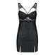 Бебі-дол з еко-шкіри та мережива Passion LOONA CHEMISE S/M, black SO5359 фото 5