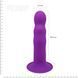 Двошаровий ділдо з вібрацією Adrien Lastic Hitsens 3 Purple, відмінно для страпона, діаметр 4 см, до SO5053 фото 2