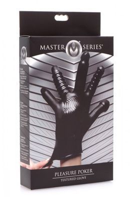 Перчатка с разными текстурами Master Series Pleasure Poker Textured Glove SX1183 фото