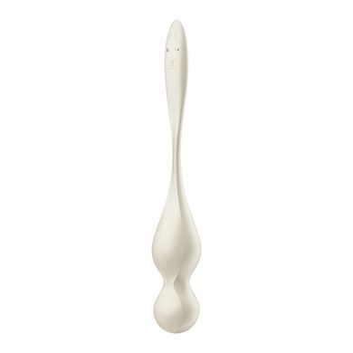 Вагінальні смарт-кульки з вібрацією Satisfyer Love Birds 1 Connect App White, 78 г SX0569 фото
