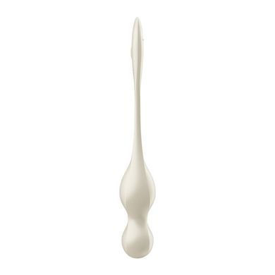 Вагінальні смарт-кульки з вібрацією Satisfyer Love Birds 1 Connect App White, 78 г SX0569 фото