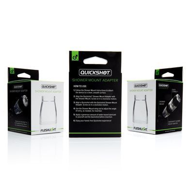 Адаптер Quickshot для Fleshlight Shower Mount Adapter для соединения Квикшота с креплением-присоской F19273 фото