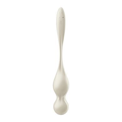 Вагінальні смарт-кульки з вібрацією Satisfyer Love Birds 1 Connect App White, 78 г SX0569 фото