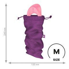 Мешочек для секс-игрушек Satisfyer Treasure Bag M, фиолетовый, на шнурке SX0547 фото