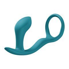 Анальная пробка с эрекционным кольцом Fun Factory Bootie Ring Bottle Green SX3690 фото