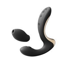 Вибратор-пульсатор с вакуумной насадкой Zalo &ndash; Talis G-Spot PulseWave Vibrator Obsidian Black SX0713 фото
