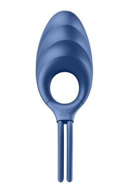Ерекційне віброкільце-ласо Satisfyer Swordsman Blue, міцна фіксація, 10 режимів, потужний мотор SO6281 фото