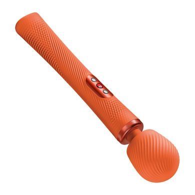 Вибромассажер Fun Factory VIM Vibrating Wand Orange, супермощный и легкий, до 6 часов работы SX3661 фото