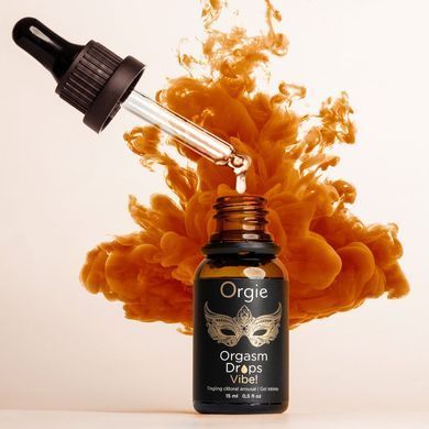 Возбуждающие капли для клитора Orgie Orgasm Drops Vibe!, 15 мл, тепло-холод, эффект вибрации SX1532 фото