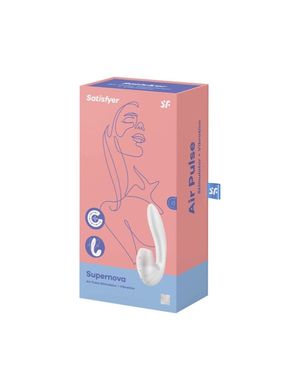 Вакуумный вибратор Satisfyer Supernova White, 2 положения ствола SO6109 фото