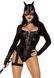 Еротичний костюм кішечки Leg Avenue Fierce Feline XS, боді, пояс з підв&rsquo;язкою, маска кішки SO9227 фото 1