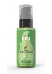 Зігрівальний масажний гель Sensuva Sizzle Lips Caramel Apple (59 мл), без цукру, їстівний SO9827 фото