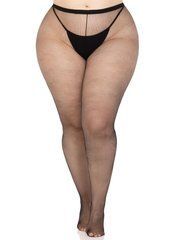Панчохи Leg Avenue Spandex micro net tights Black 1X/2X SX1050 фото
