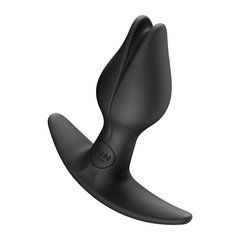 Анальная пробка Fun Factory BOOTIE FEM Black, в виде бутона, диаметр 2,9 см, тонкий ограничитель SX3692 фото