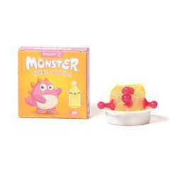 Насадка на член Recare Pink Monster Spike Condom (презерватив с шариками и усиками) SX3340 фото