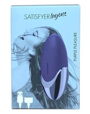 Мощный вибратор Satisfyer Lay-On - Purple Pleasure, водонепроницаемый,15 режимов работы SO3015 фото