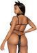 Еротичний костюм кішки Leg Avenue Roleplay Sex Kitten One size Black, боді, вушка, чокер SO8601 фото 2